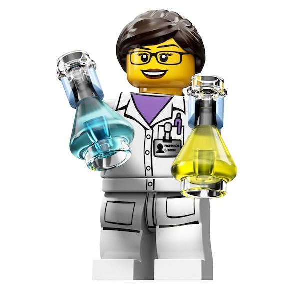 New LEGO minifigure: their first female scientist!
