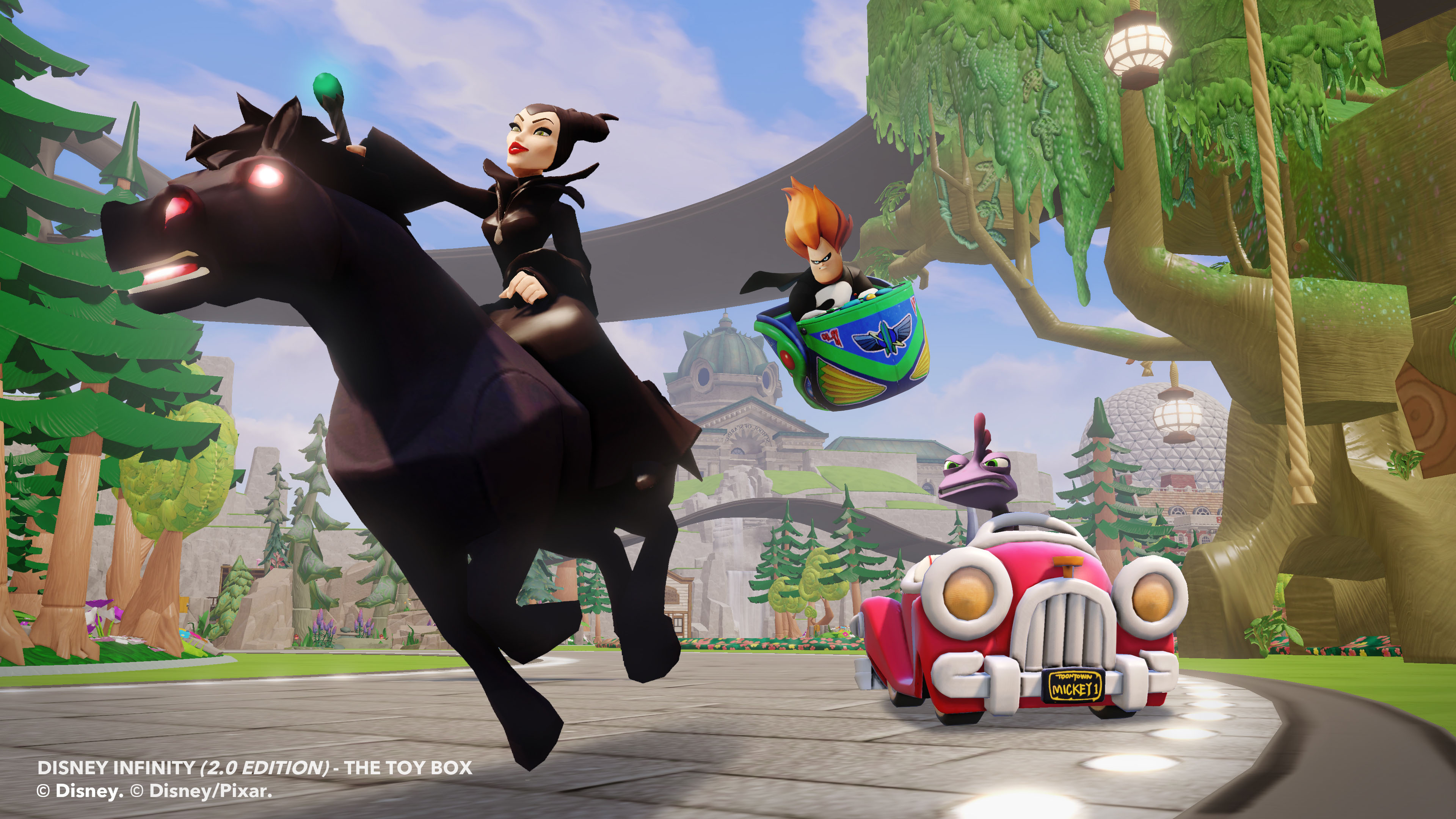 Merida and Maleficent on board for Disney Infinity 2